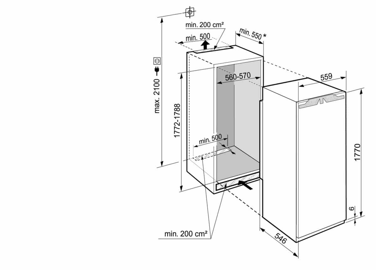 Liebherr Integrerbart køleskab IRBd 5120-22-001 - Billede 3